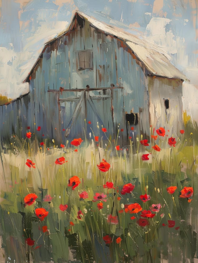 Poppies In The Barn 5
