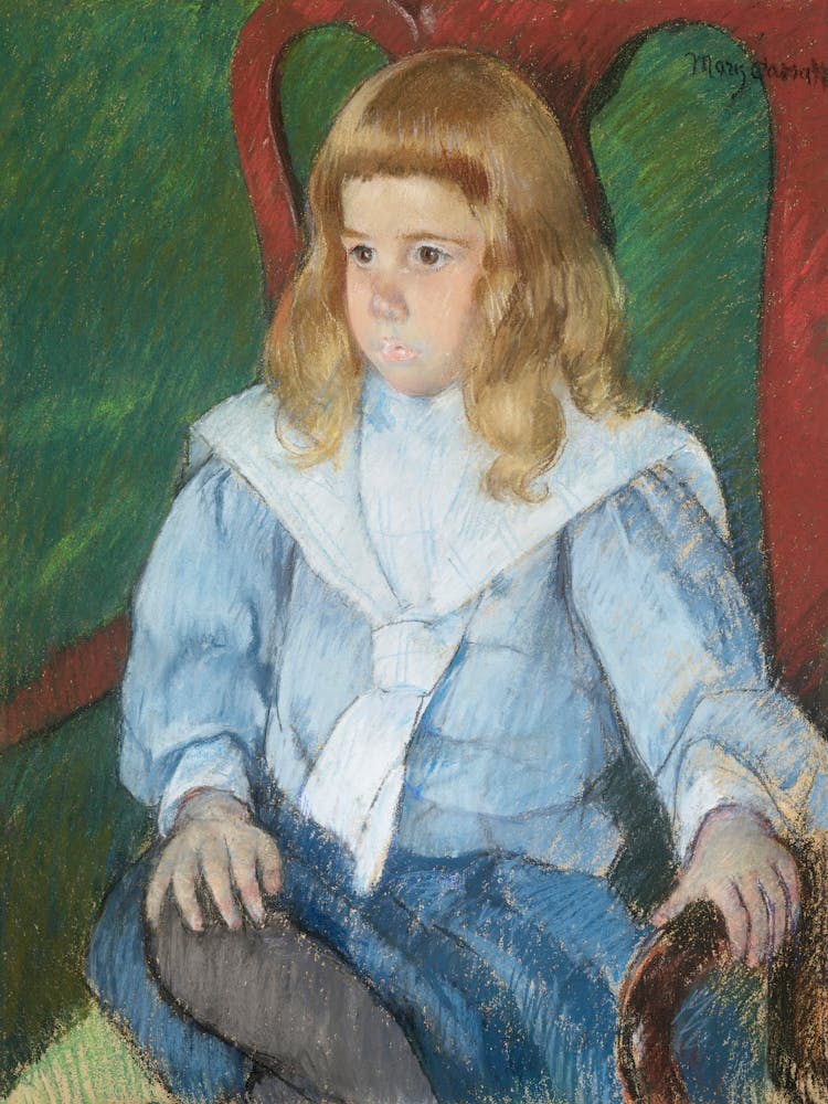 Boy With Golden Curls (1918), Mary Cassatt