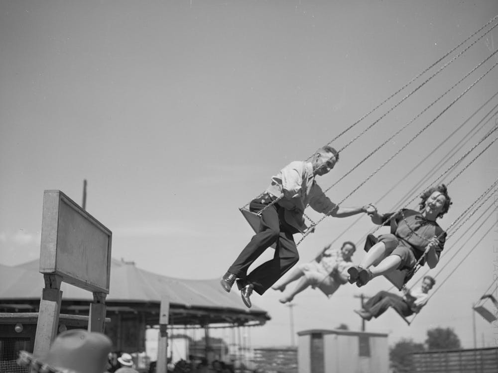 Ride At The Carnival Which Was Part Of The Fourth Of July By Russell Lee
