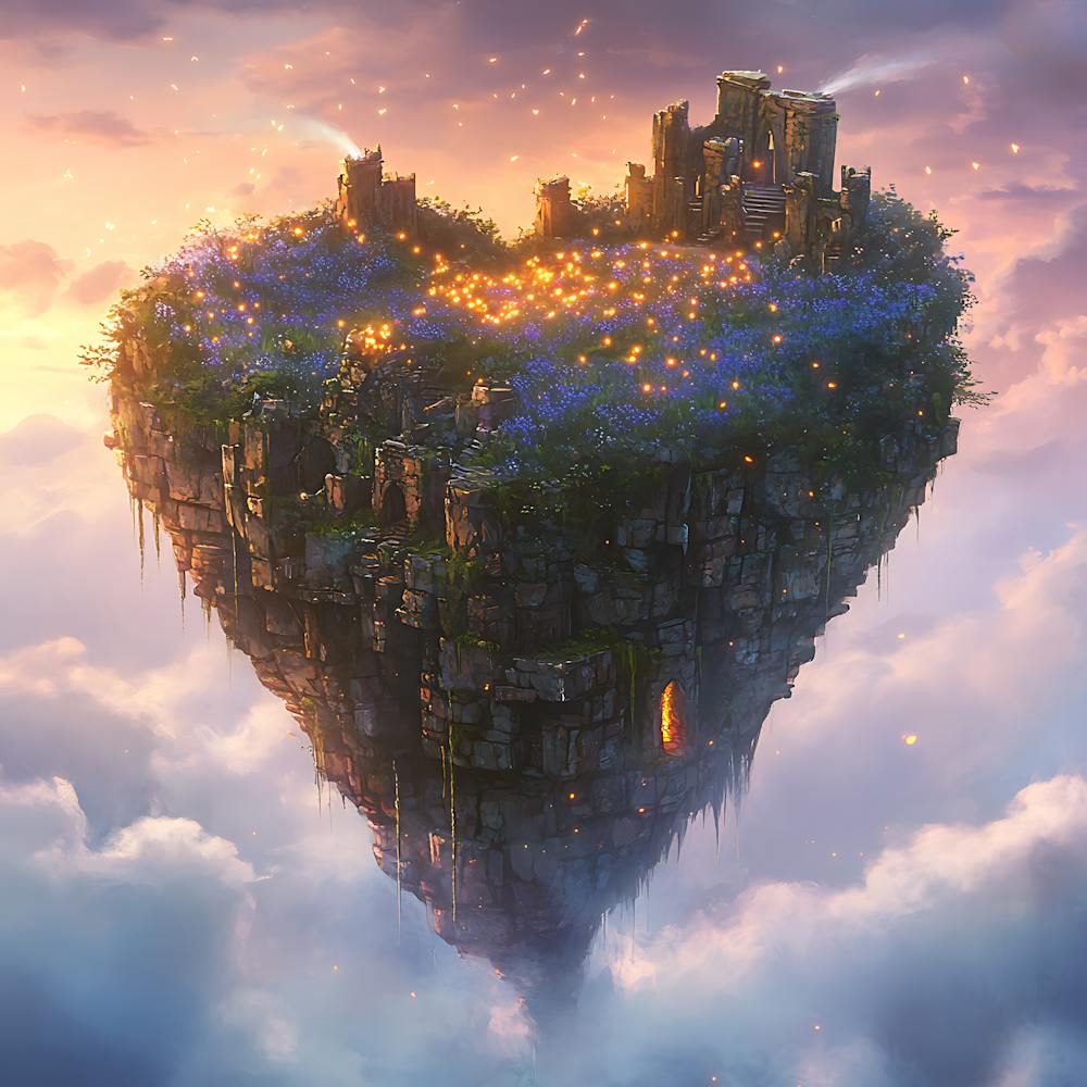 Floating Island Dreamy Batik Artworks 16