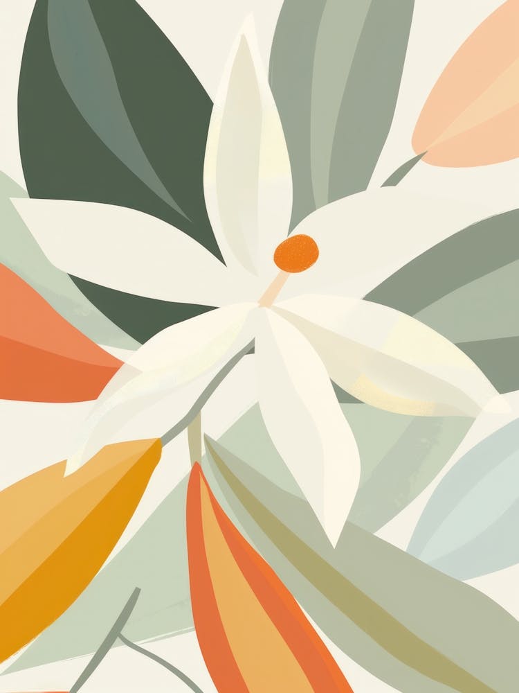 Starfruit Close Up Illustration 3