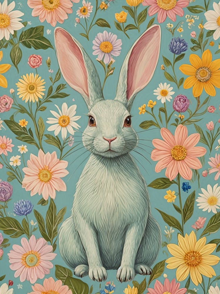 Floral Bunny no1