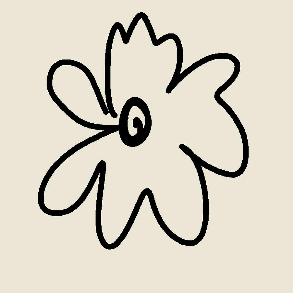 Blumenzeichnung