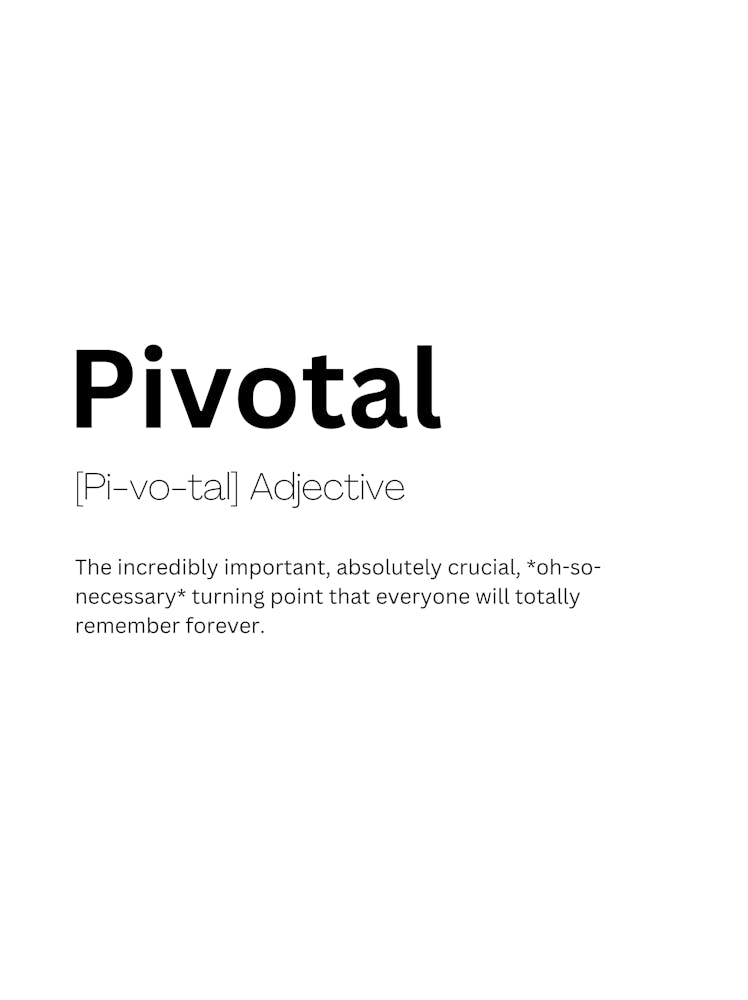 Pivotal Definition Meaning 1