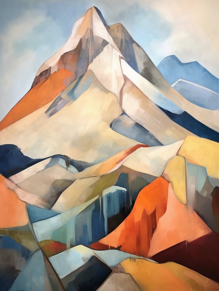 Mount Blackburn Usa 1 Mountain Painting