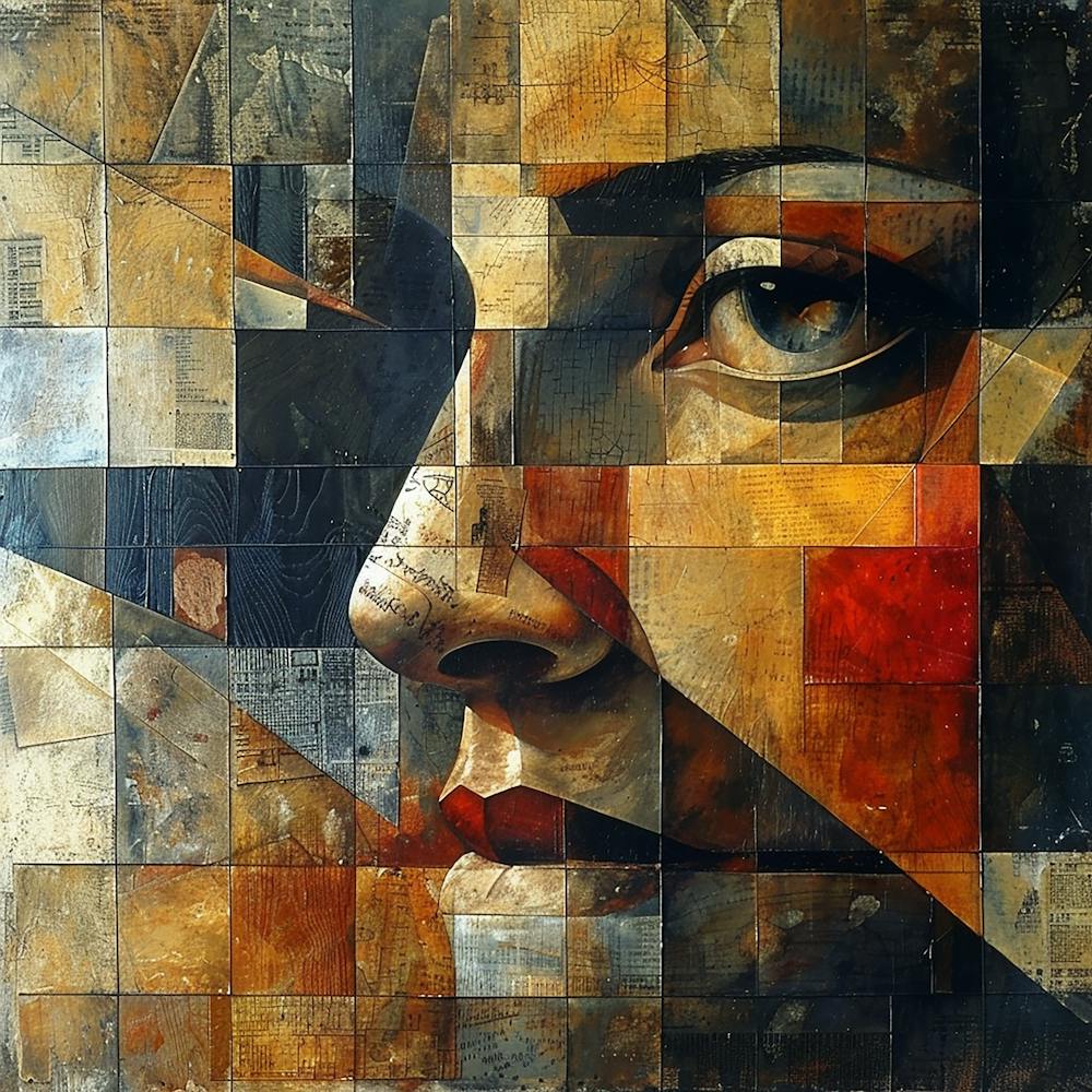 Abstract Of A Woman'S Face 5