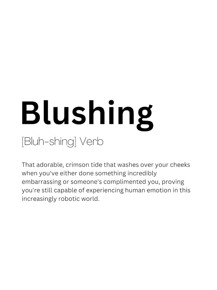 Blushing Definition Meaning 1
