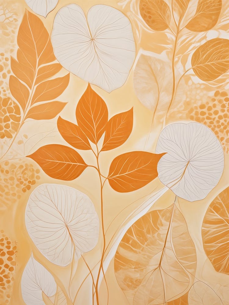 Orange Leaves no1