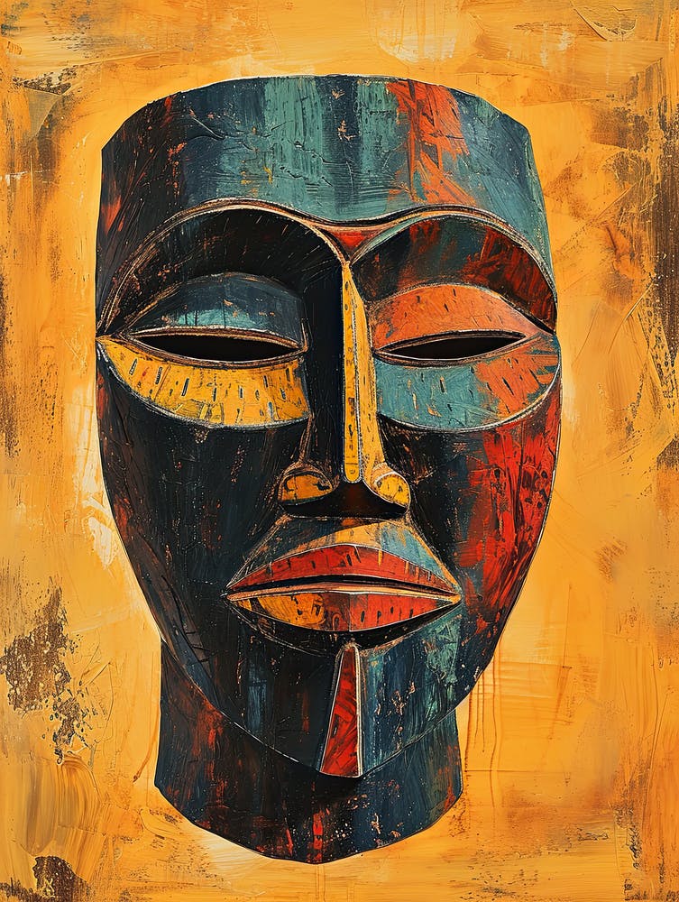 African Tribe Art 543