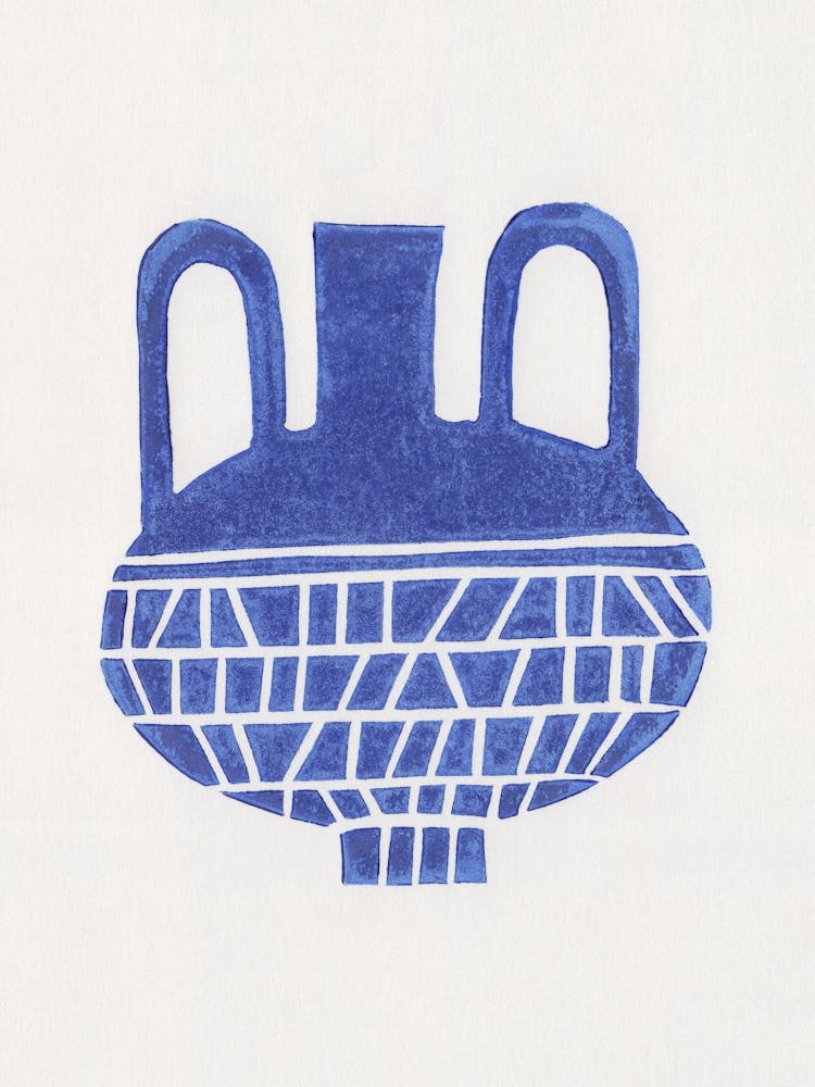 Linocut Vase 6