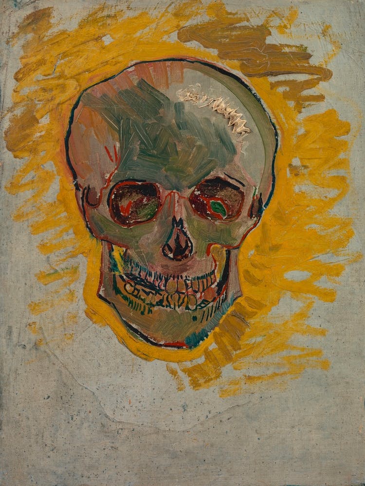 Skull (1888), Vincent Van Gogh