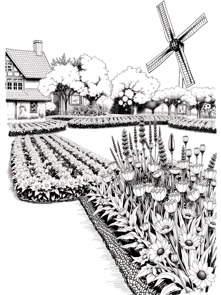 Windmill In The Garden 4