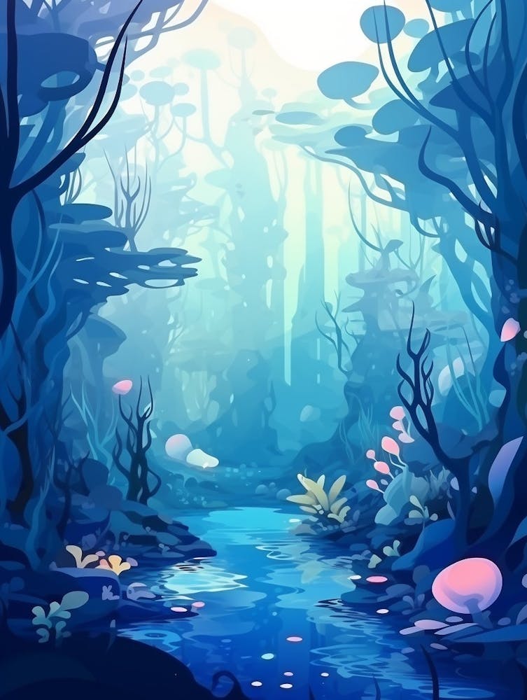 Unterwasser Abstrakt Minimalistisch 10