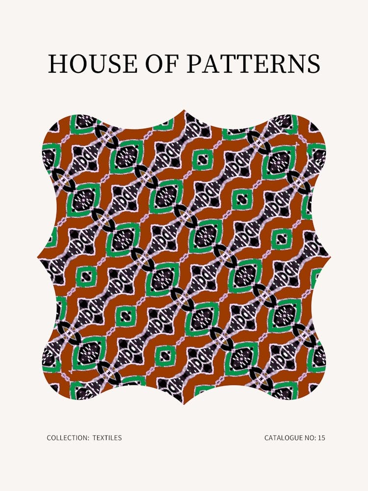 Textile Pattern Poster 15