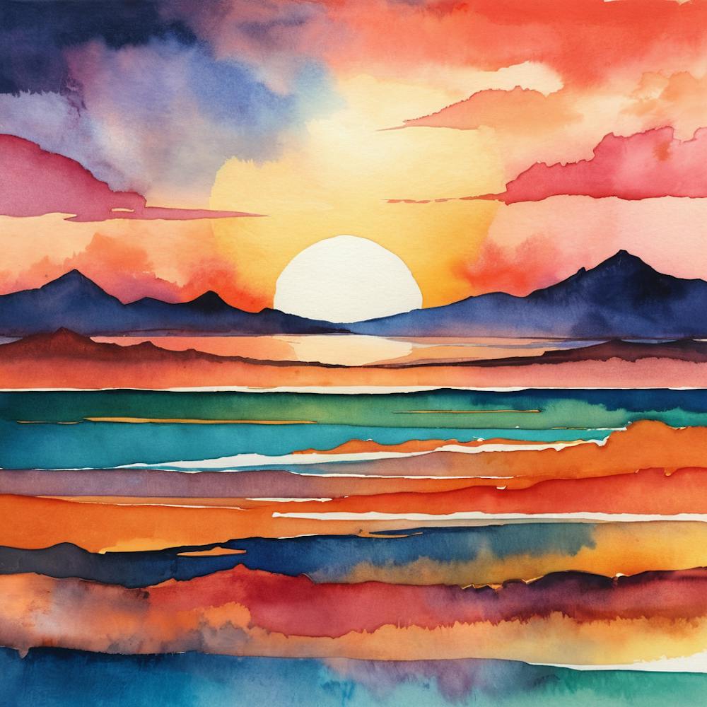 Sunset Painting