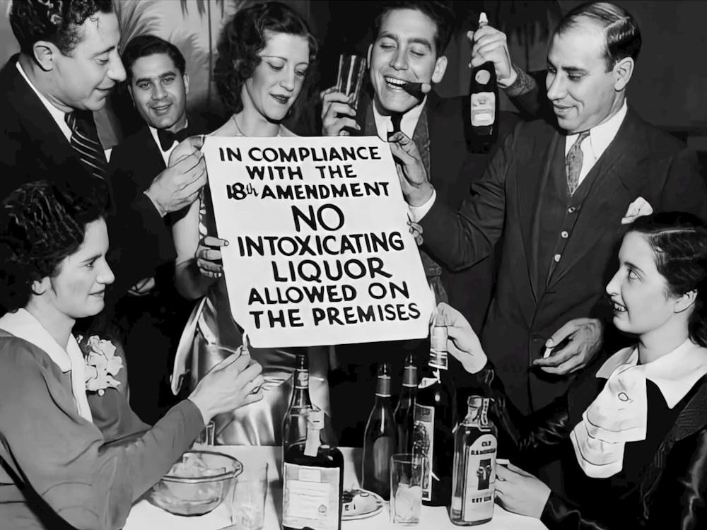 No Intoxicating Liquor, 18. Zusatzartikel, Ende der Prohibition Schwarz-weiß Vintage Foto