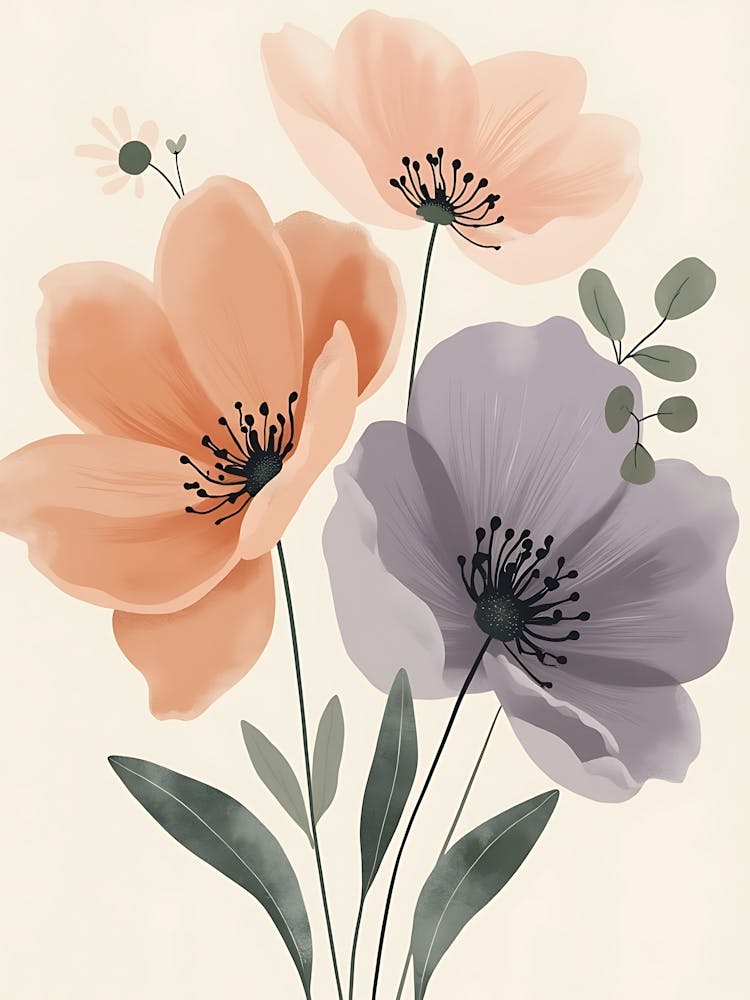 Gentle Petal Hues Soft & Elegant Bloom work