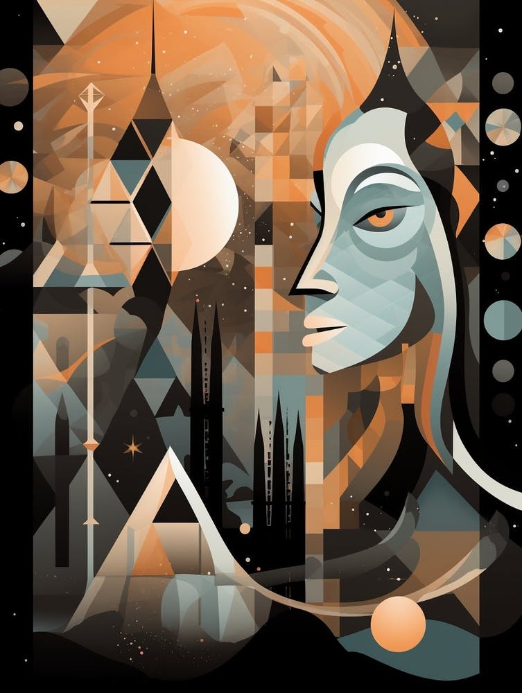 Cosmic Imagery Geometric Abstract 11