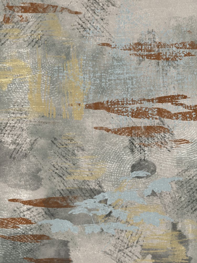 Abstract Painting With Textures