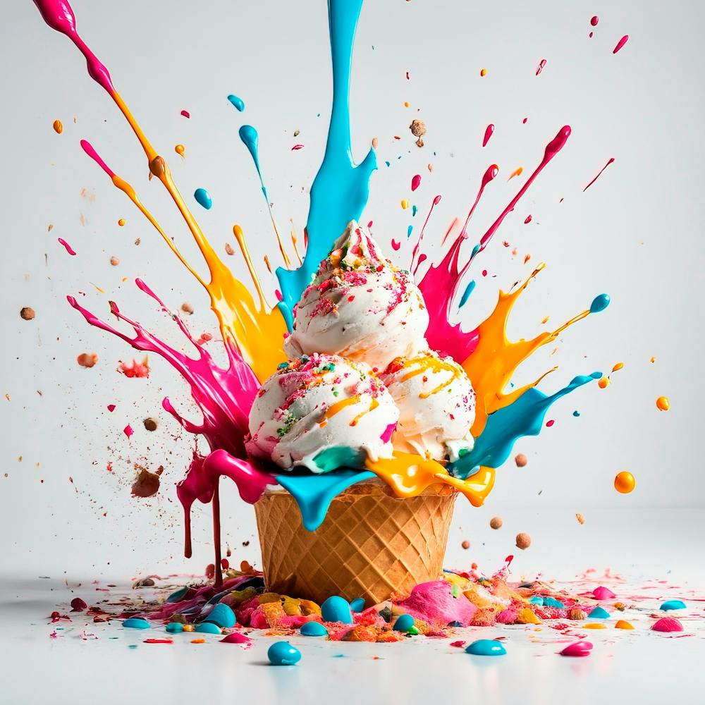 Colorful Ice Cream