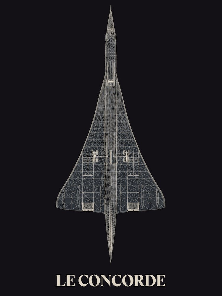 Véhicule Collection Concorde Sombre