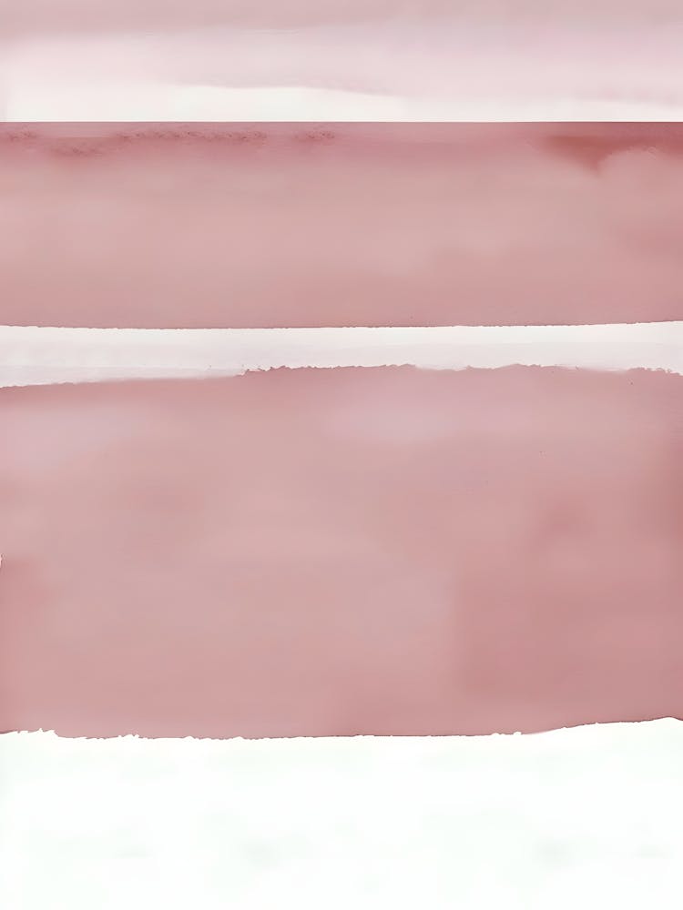 Pink And White Abstract Painting 1