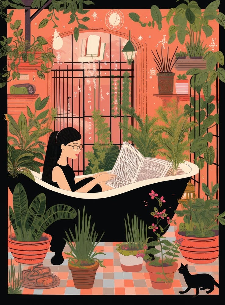Girl In A Bathtub 2