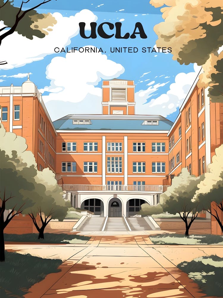 UCLA California College Travel Art