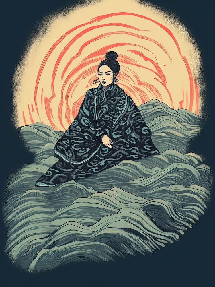 Female Samurai Onna Musha Illustration 5