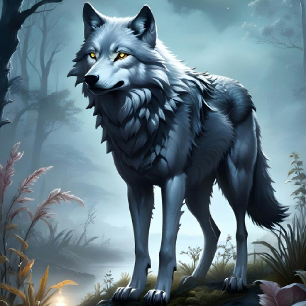 Wolf In The Woods