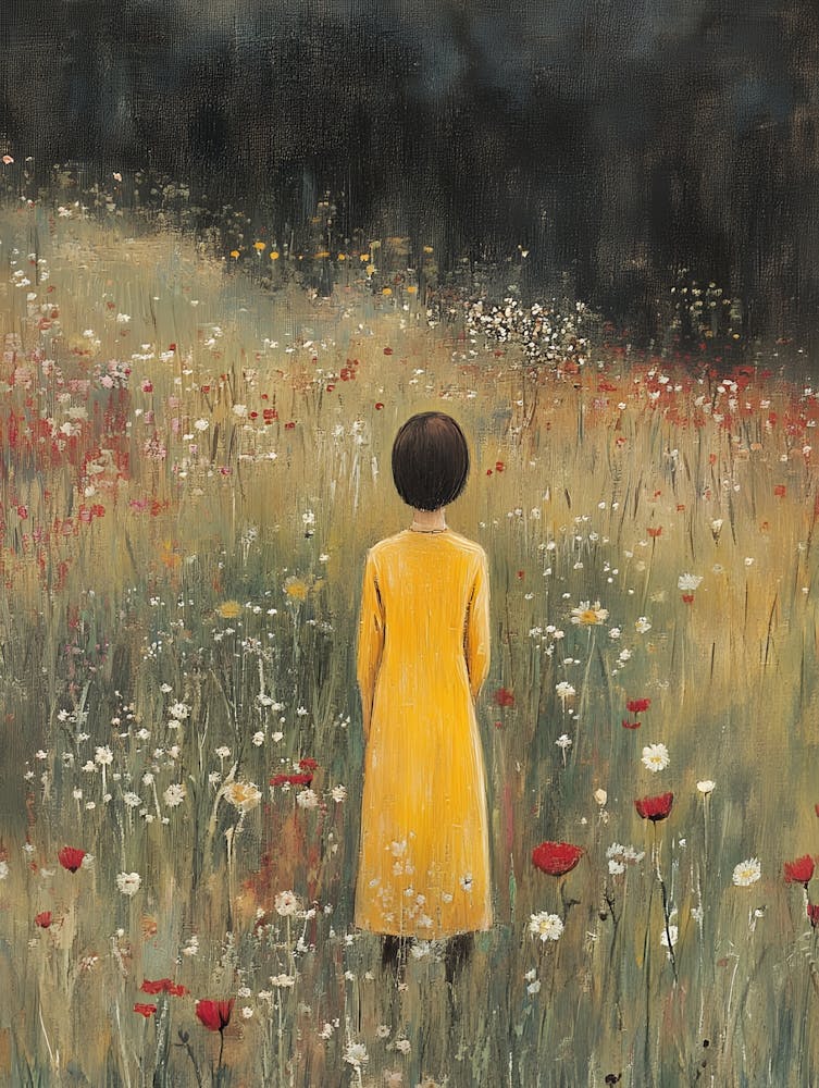 Girl In A Yellow Dress