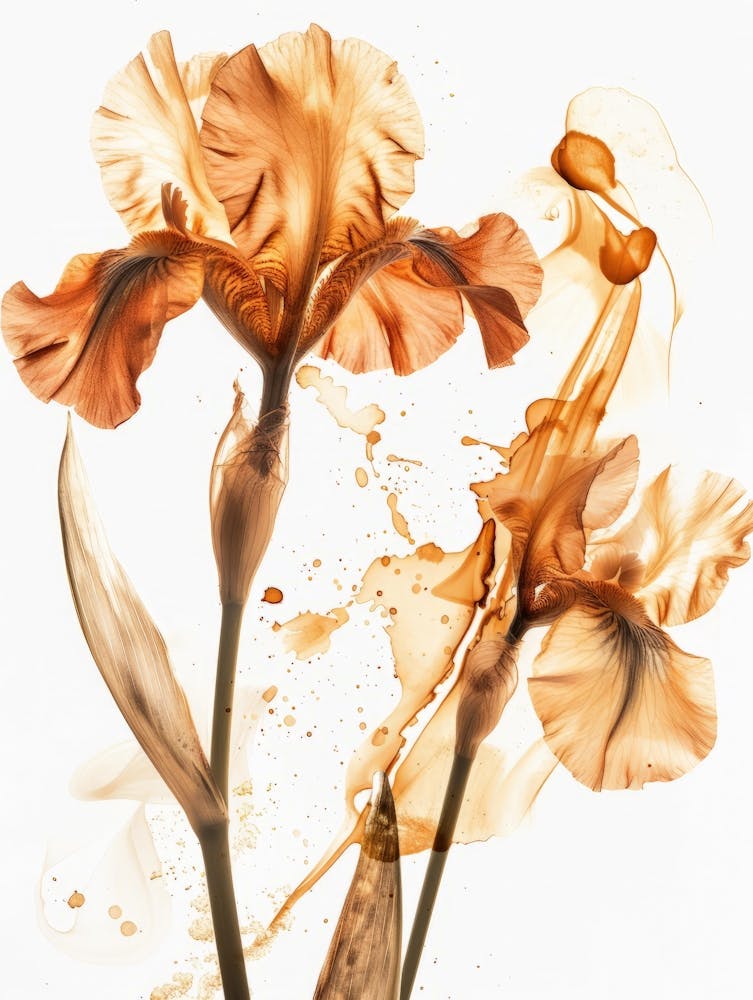 Orange Iris 1