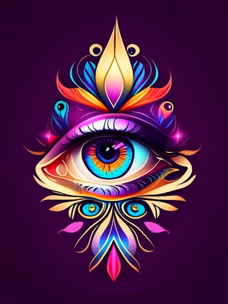 Psychic Abilities, Symbol, Third Eye Tattoo 1