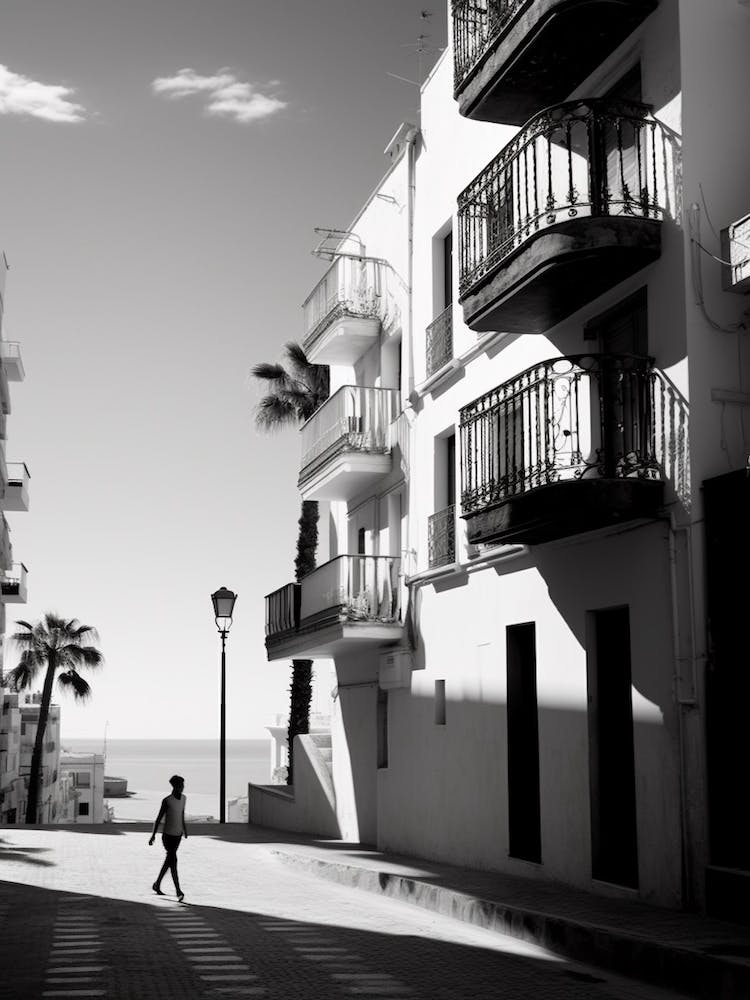 Alicante, Spain, Schwarz-Weiß Analogfotografie 3