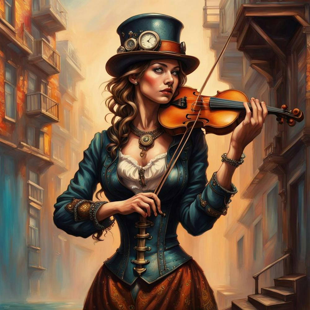 Steampunk Violin