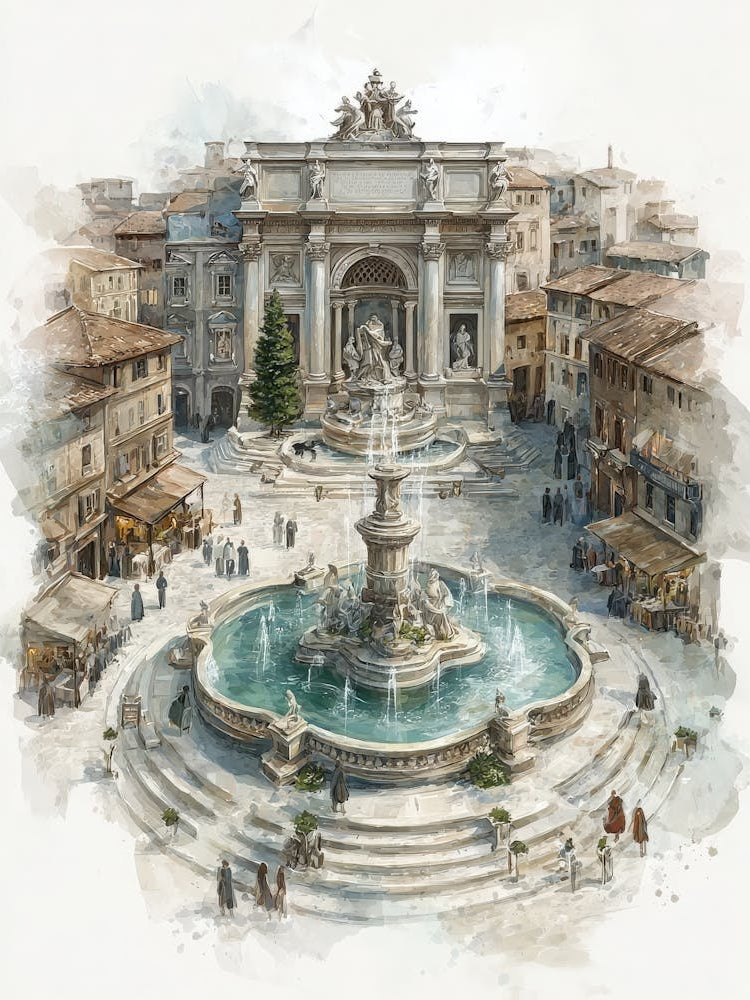 Aihrgdesign Isolated Watercolor Painting Of Italian Renaissan 1ed3b4b6 Bd4f 47fa Bd66 13f5b5cff11f 2