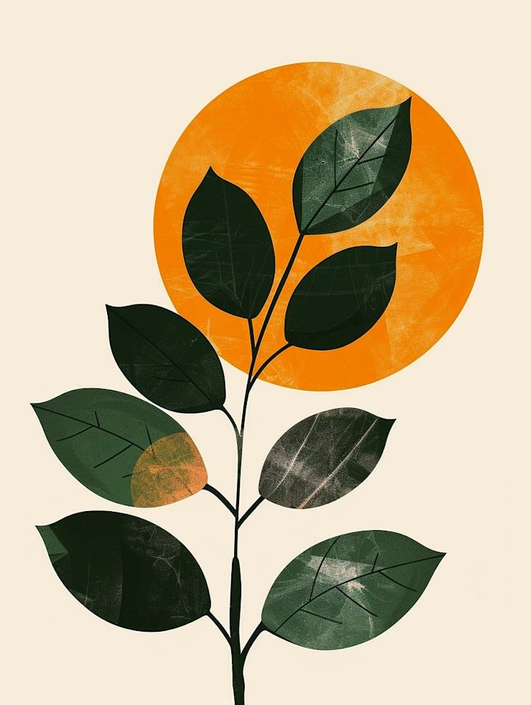 Carnegiea Gigantea Minimalist Abstract 4