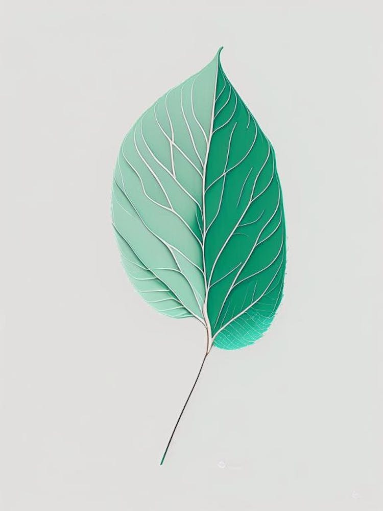 Mint Leaf Abstract 5