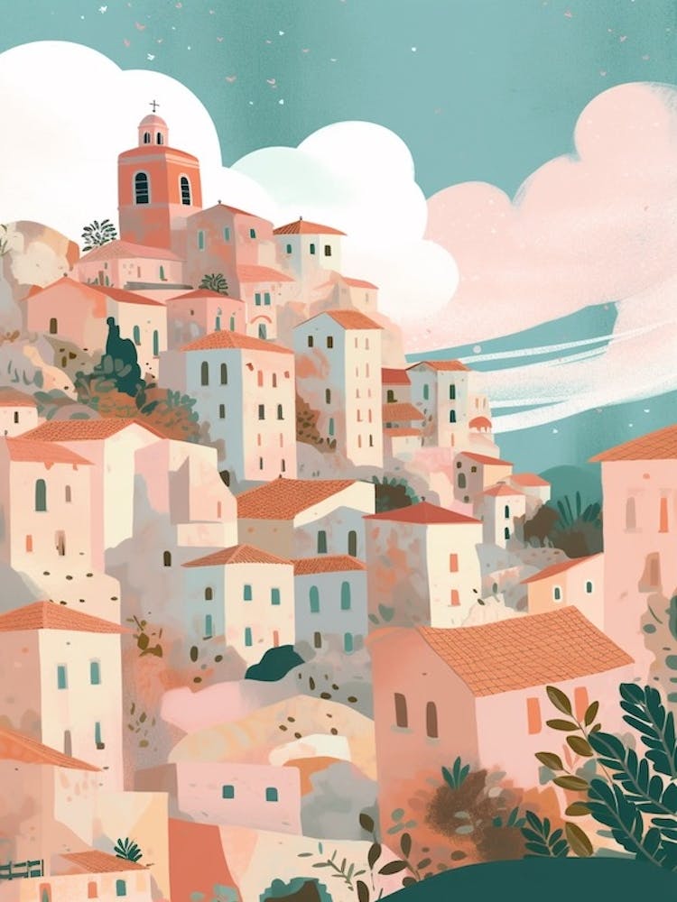 Matera, Italien Illustration