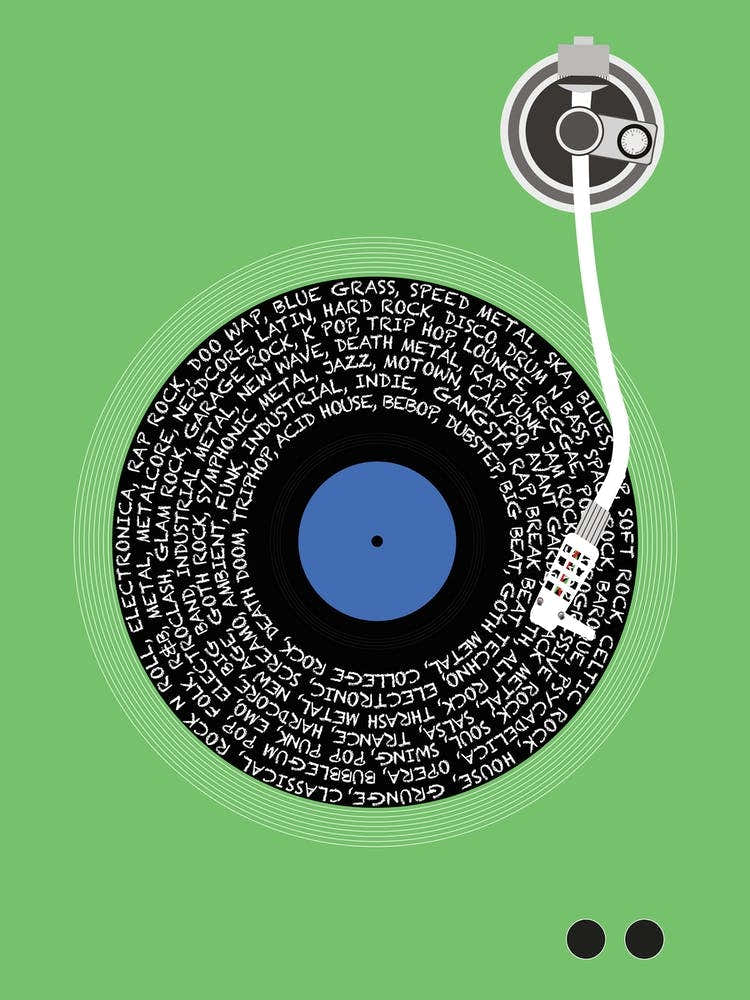 Vinyl Genres (Green)