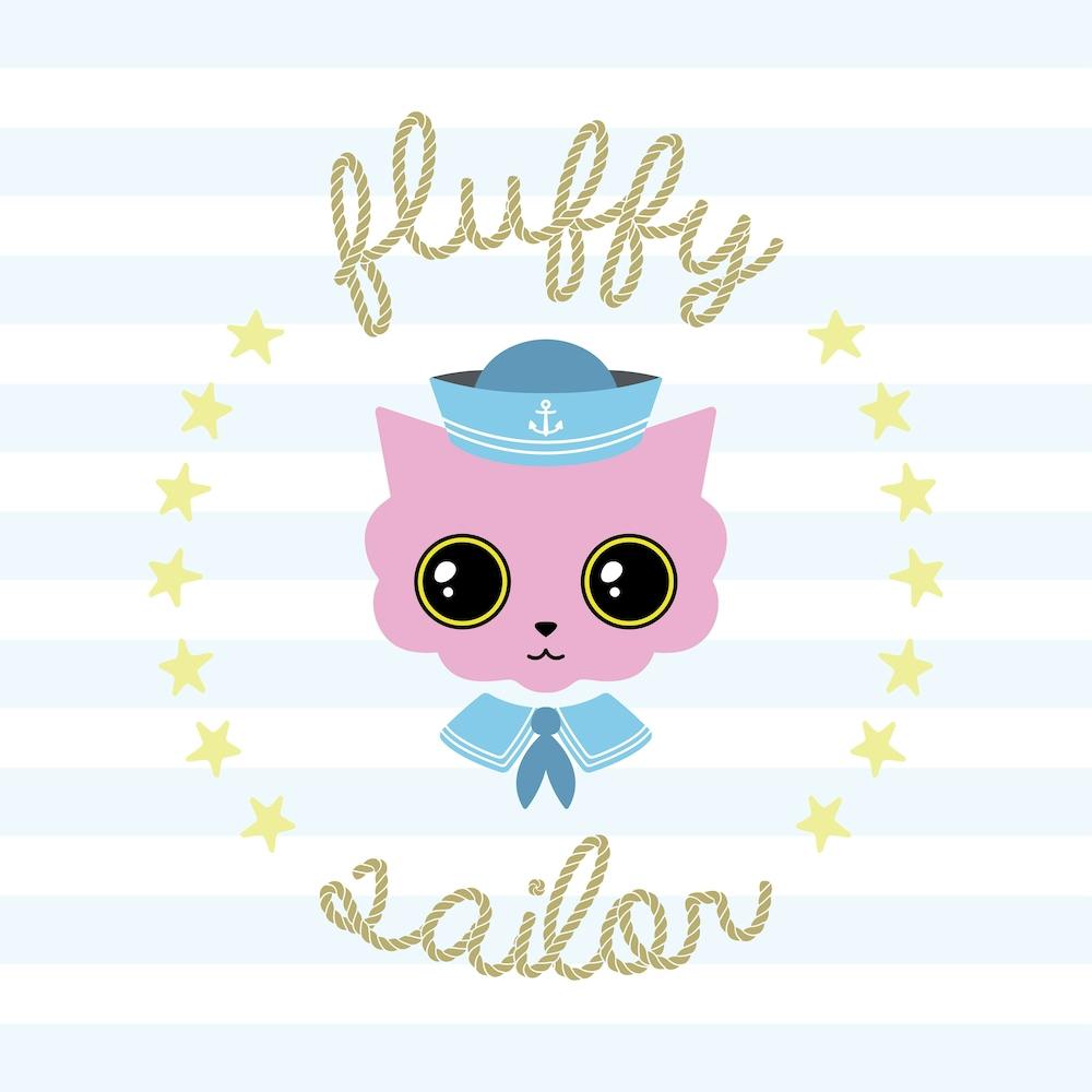 Fluffy Sailor Square