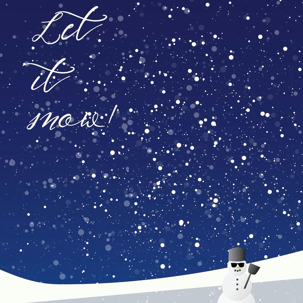 Let It Snow Square