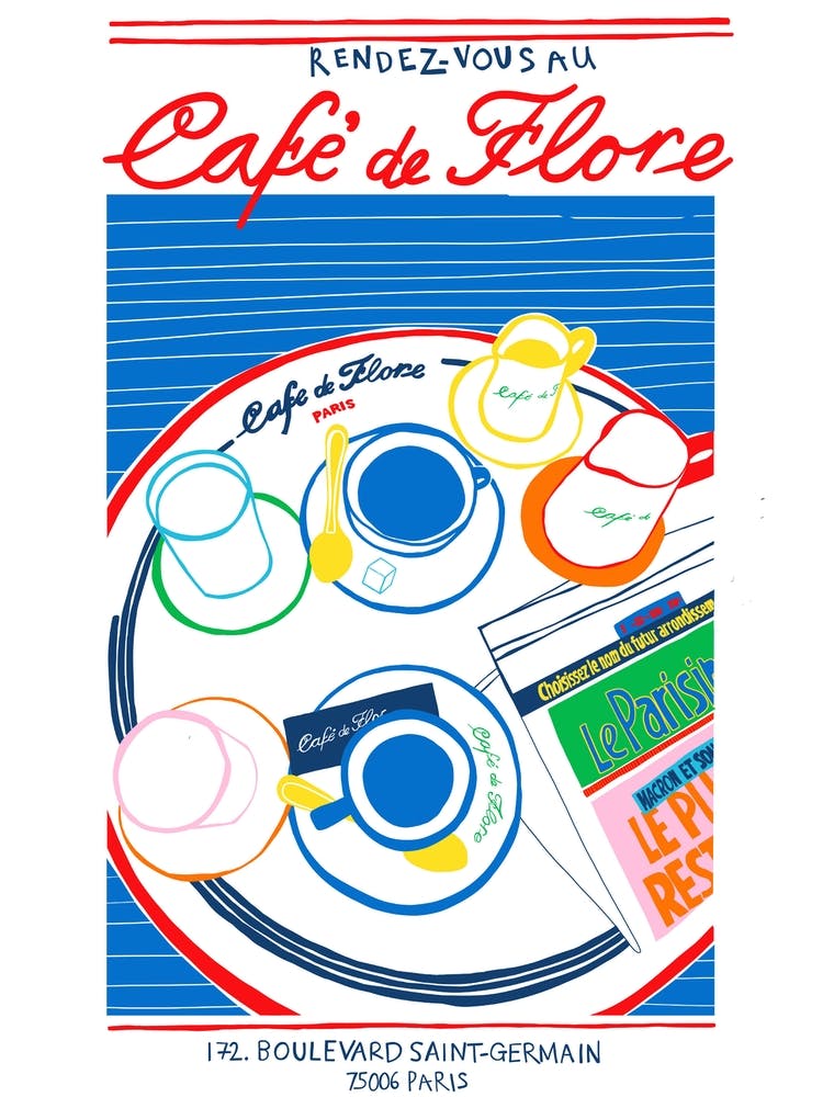 Cafe de Flora, Paris