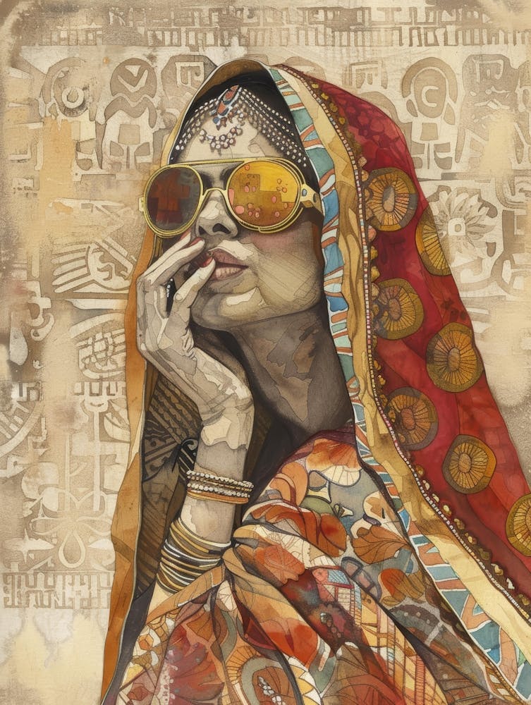 Indian Woman With Sunglasses 1