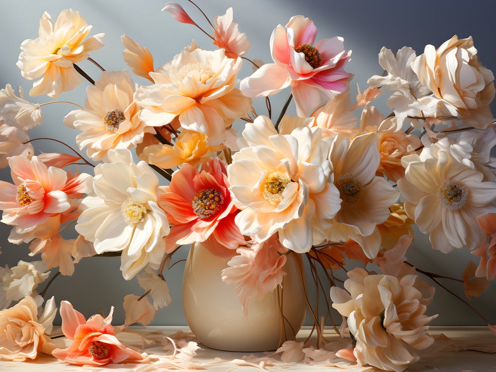 Mystical Meadows A Flourish Of Bouquets And Wild Petals