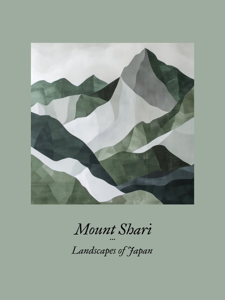 Landscapes Of Japan Mount Shari