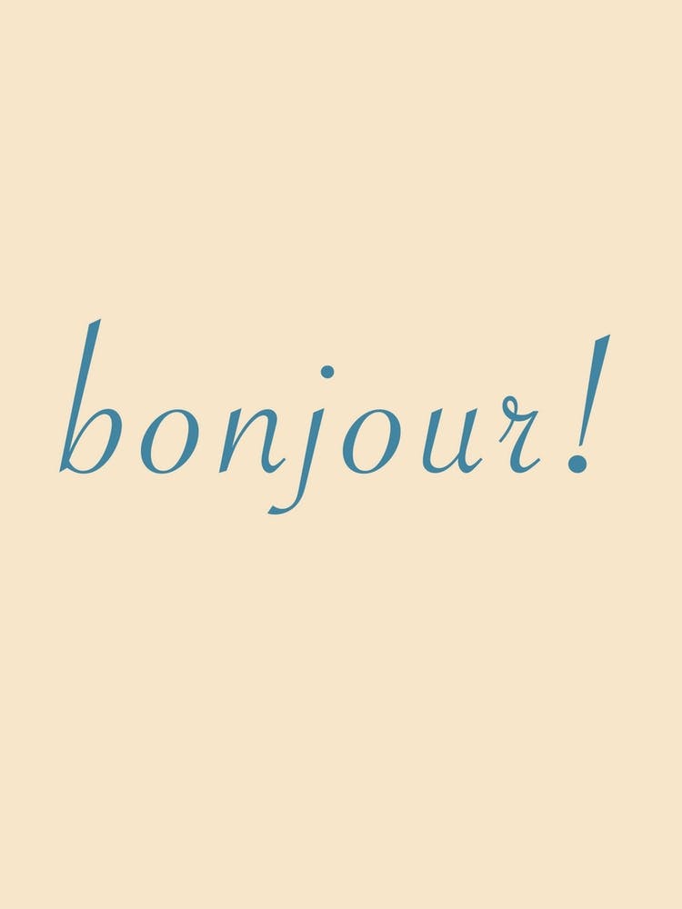 Bonjour