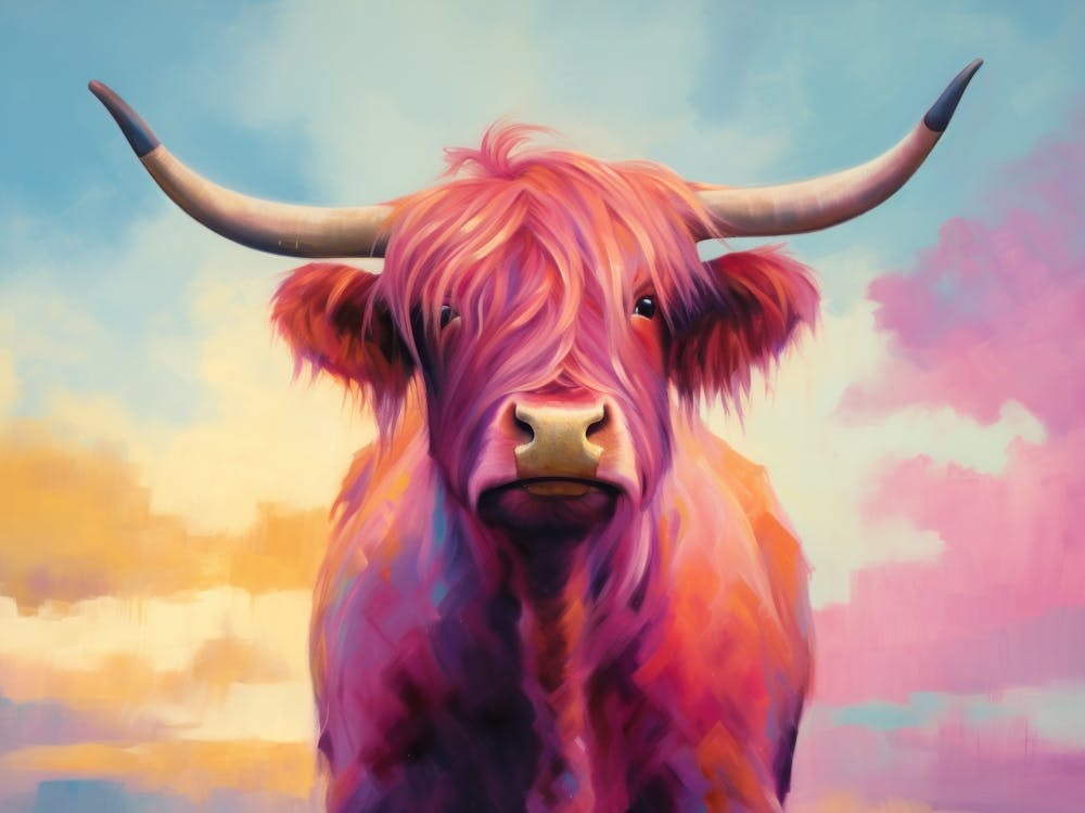 Western Pink Highlnd Cow