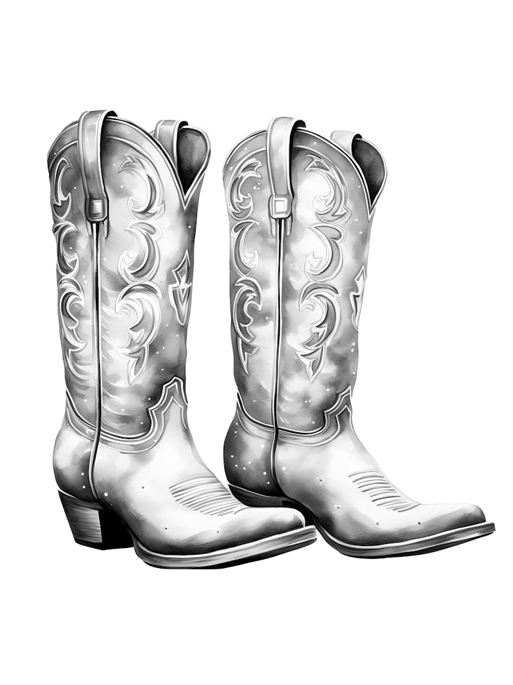 Pair Of Cowboy Boots