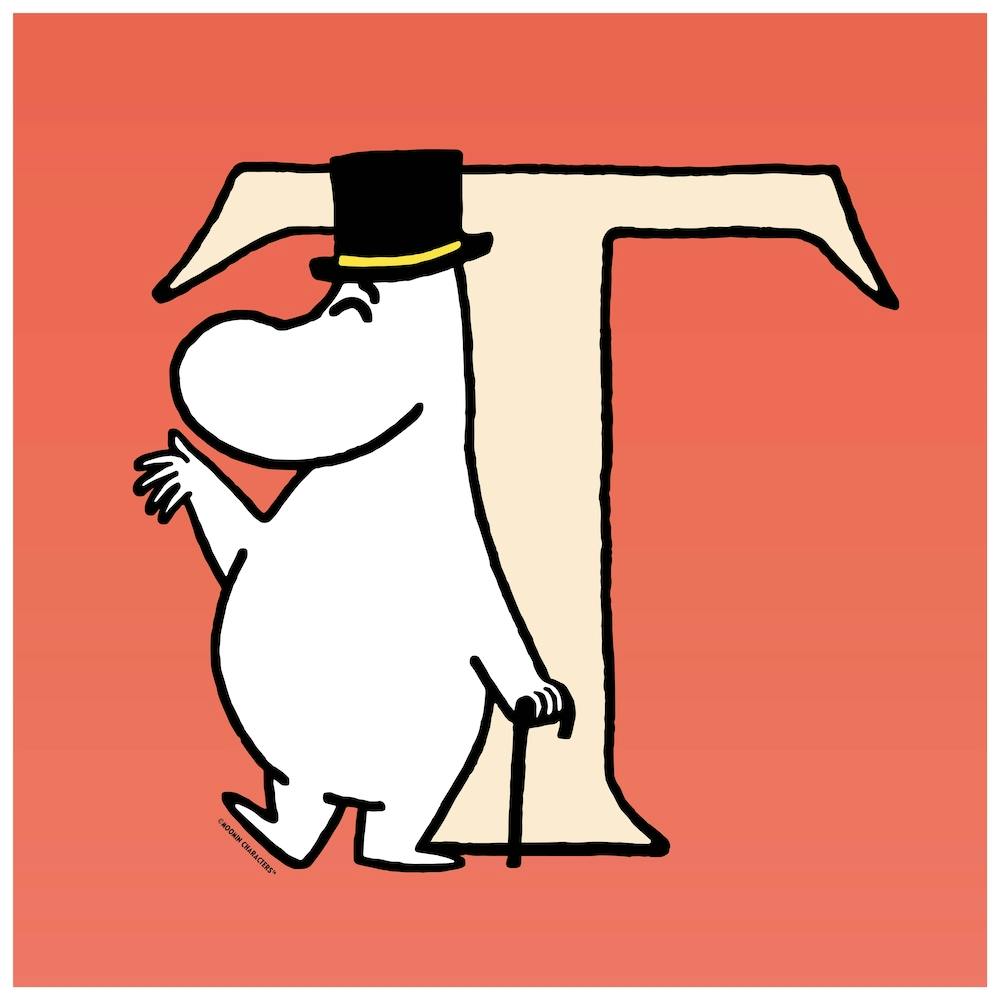 Moomin Kollektion Alphabet Buchstabe T